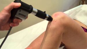 “Shockwave Therapy treatment for patellar tendon pain in Buxton clinic”